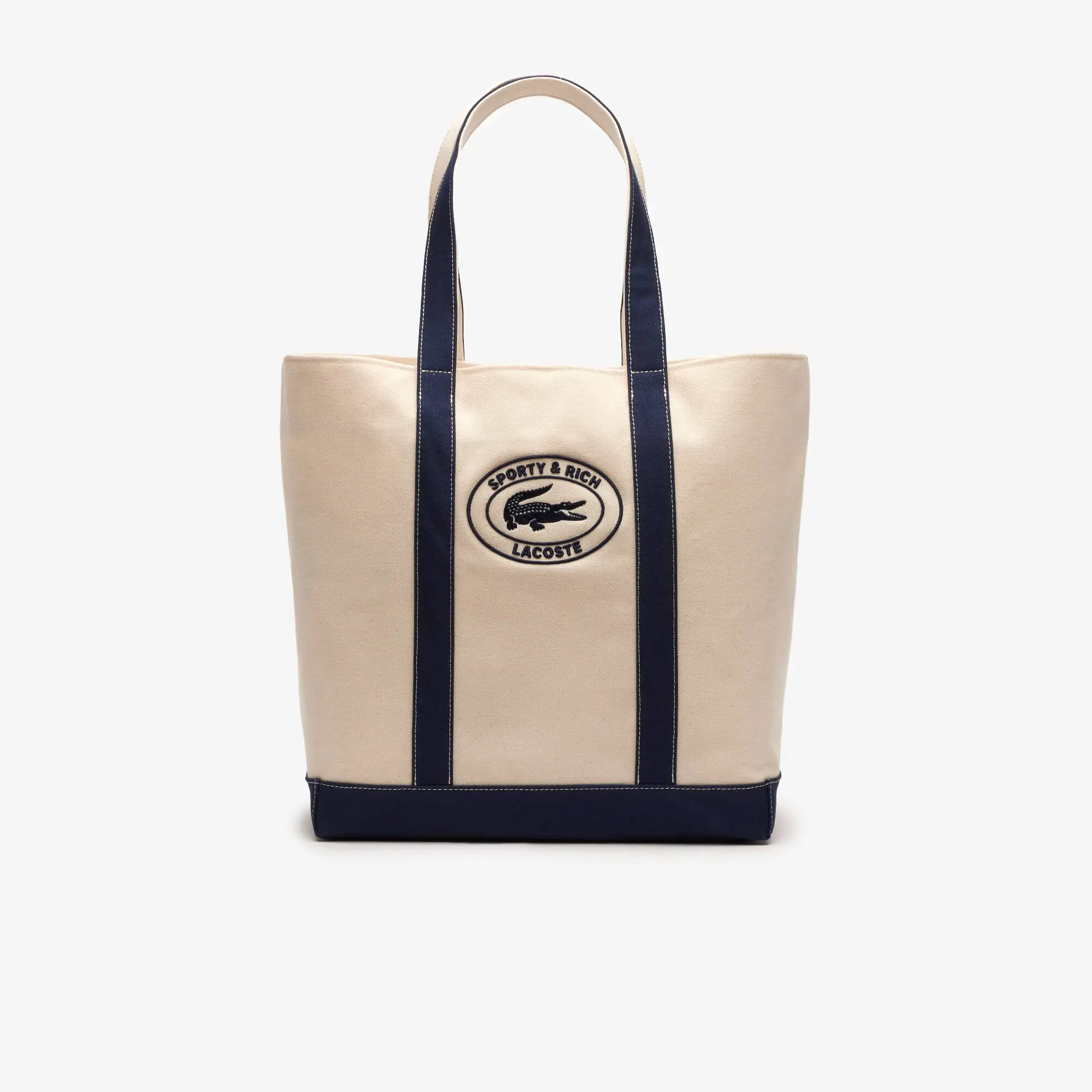 Lacoste x Sporty & Rich Cotton Tote Bag. 1