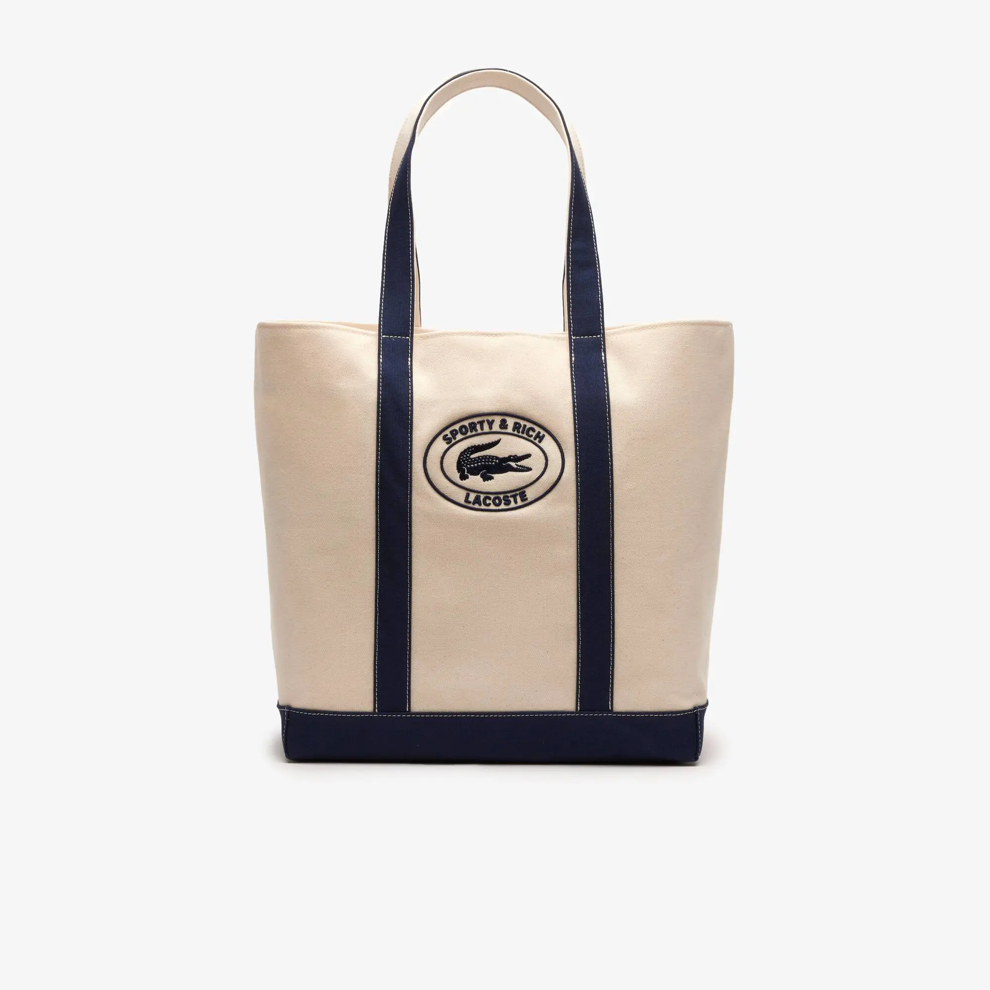 Lacoste x Sporty & Rich Tote Bag aus Baumwolle. 1