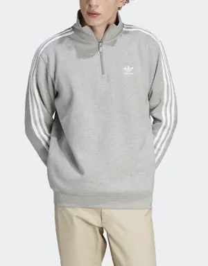 Adidas Sweat-shirt à demi-zip Adicolor Classics 3 bandes