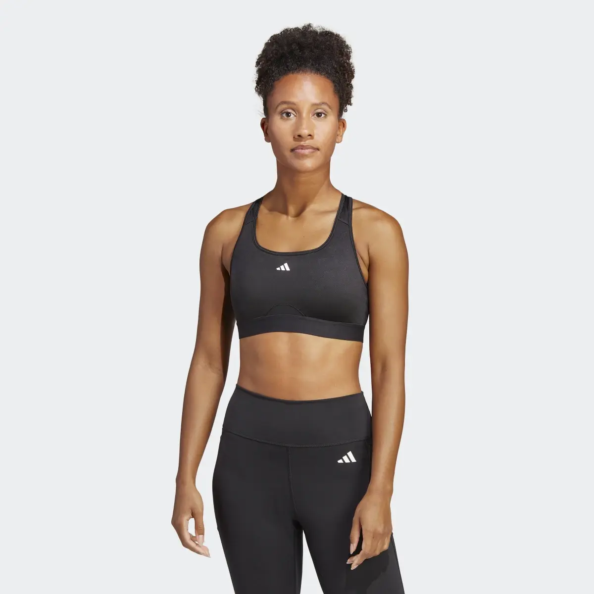 Adidas Brassière de training à maintien moyen PowerReact. 2