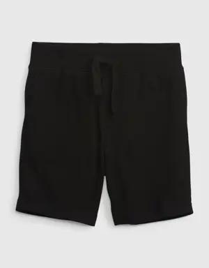 Toddler 100% Organic Cotton Mix and Match Pull-On Shorts black