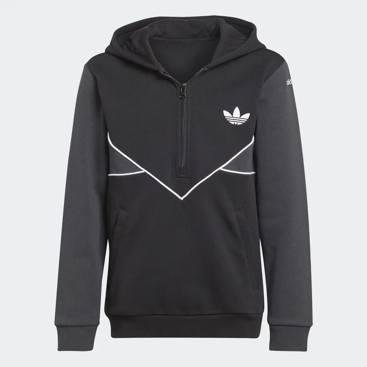 Adidas Veste à capuche à demi-zip Adicolor. 3