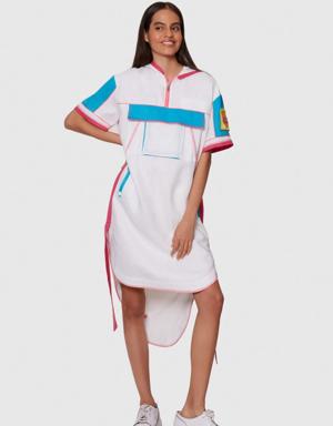 Embroidered Oversize Dress