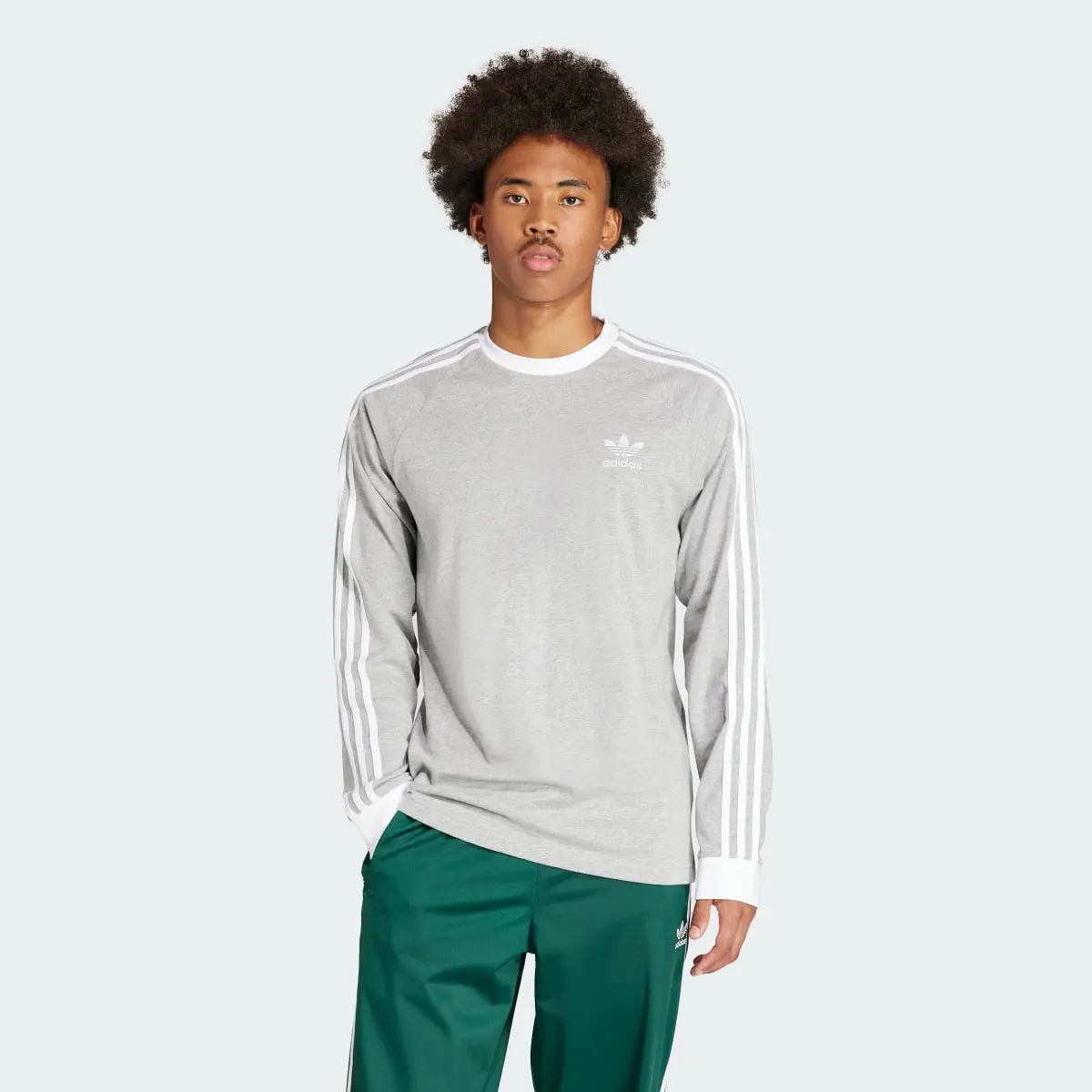 Adidas Adicolor Classics 3-Stripes Long Sleeve Tee. 2