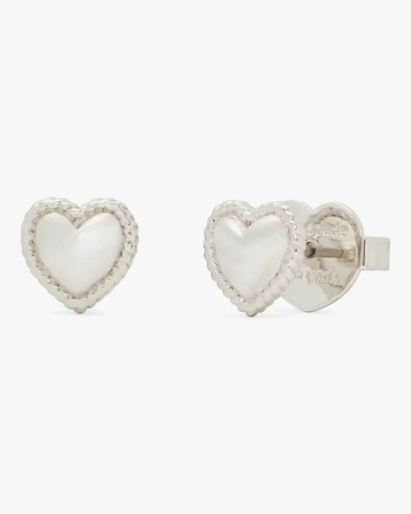 Kate Spade Golden Hour Mini Heart Studs. 1