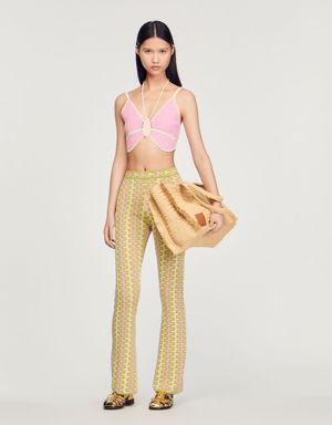 Patterned knit pants Select a size and Login to add to Wish list