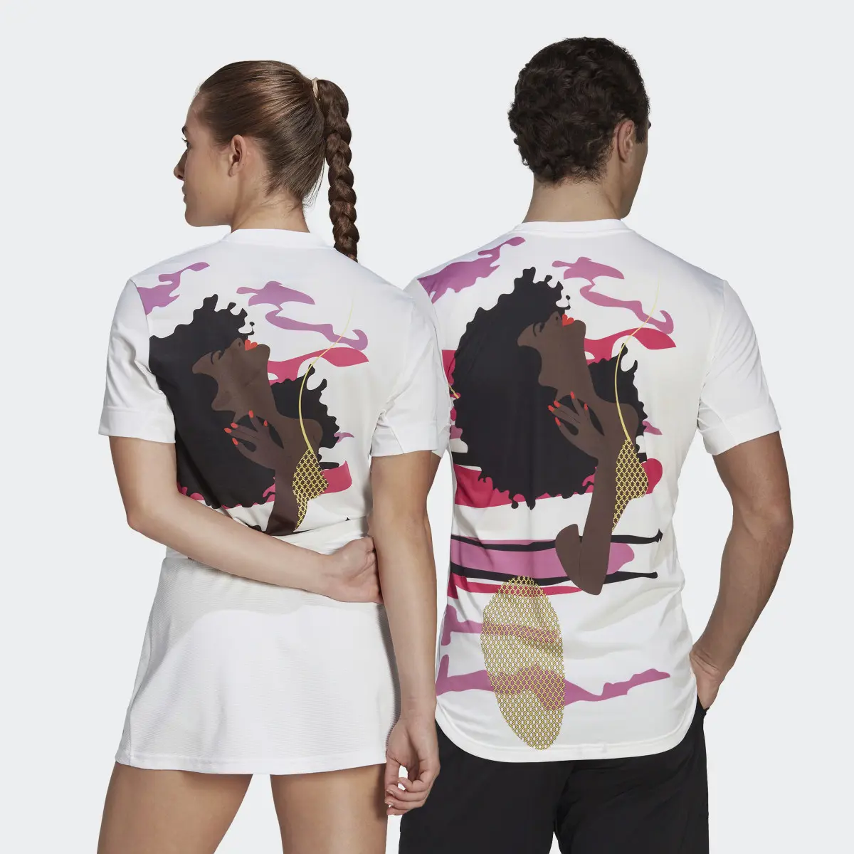 Adidas Playera de Tenis New York Estampada. 2 Adidas Playera de Tenis New York Estampada. 2