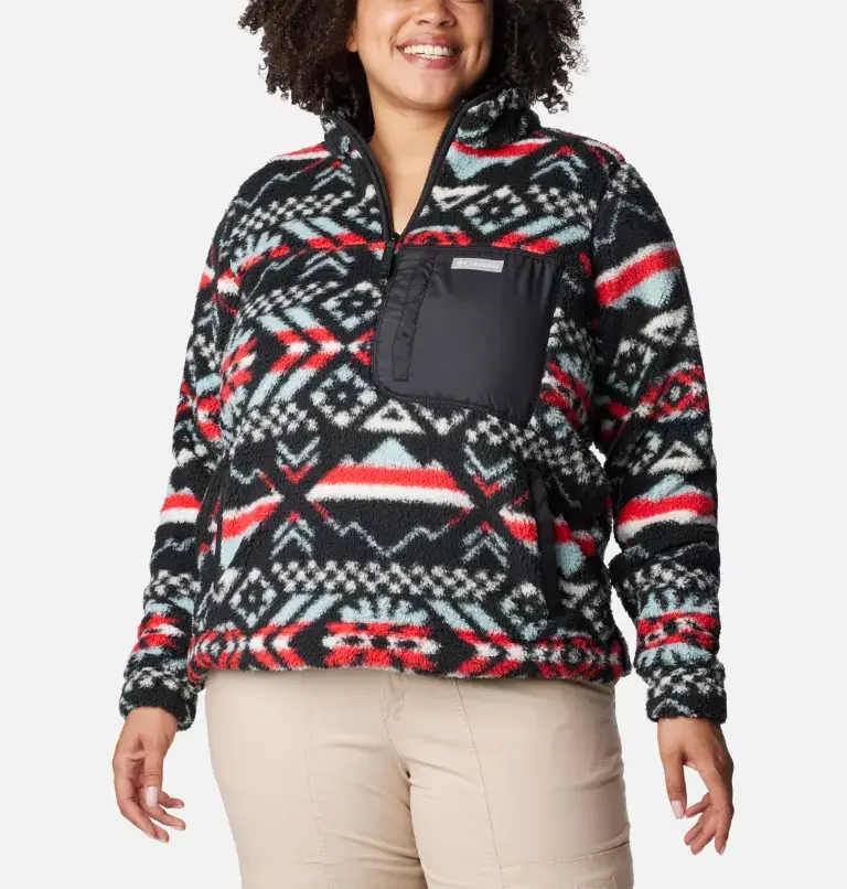 Columbia Women's West Bend™ Quarter Zip Pullover - Plus Size. 1