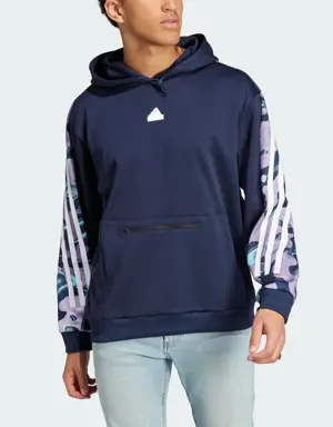 Adidas Future Icons Allover Print Hoodie