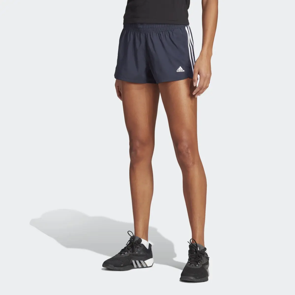 Adidas Pacer 3-Stripes Woven Shorts. 1