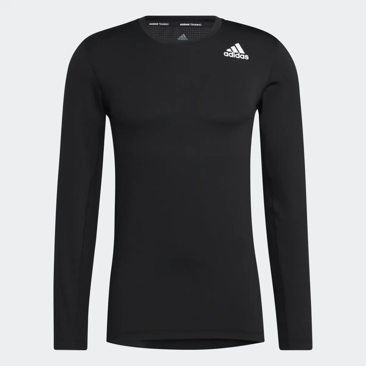 Adidas Techfit Compression Long Sleeve Tee. 1