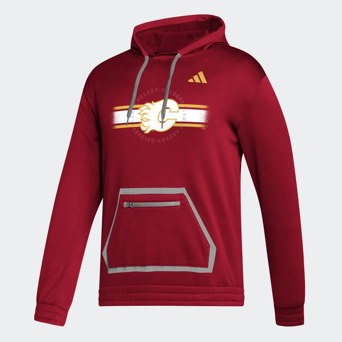 Adidas Flames Team Issue Pullover Hoodie. 1