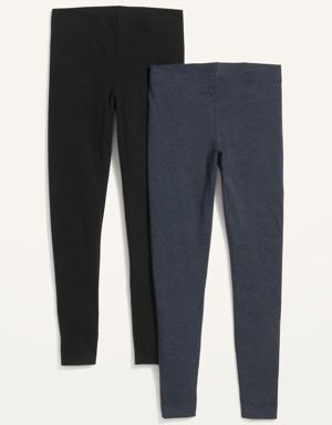 Old Navy High-Waisted Ankle Leggings 2-Pack For Women blue