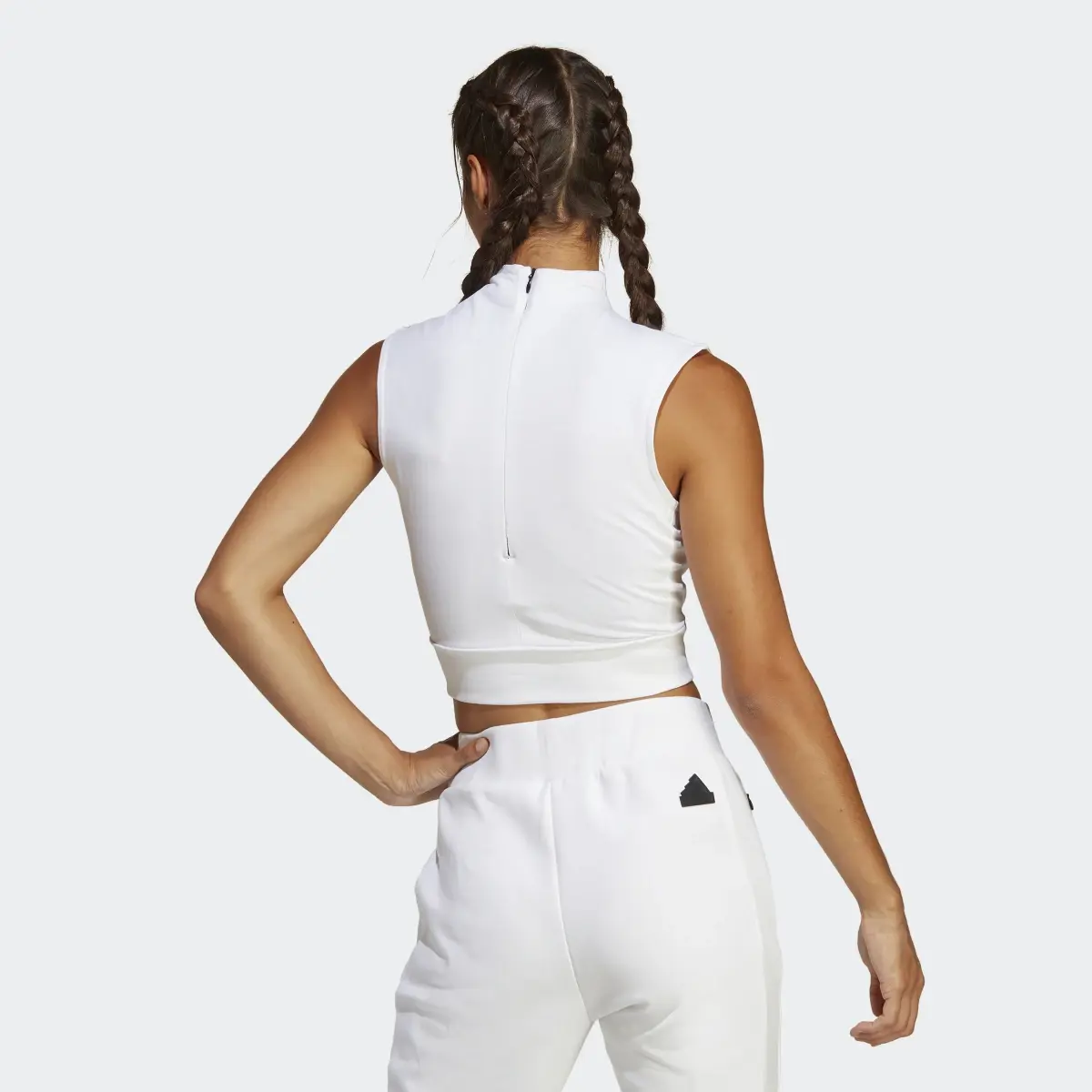 Adidas Top Mission Victory Sleeveless Cropped. 3