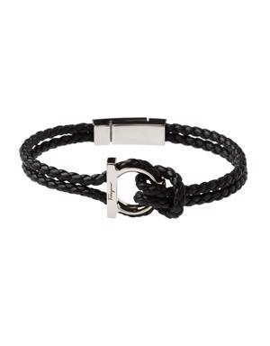 GanciniI Braided Leather Bracelet