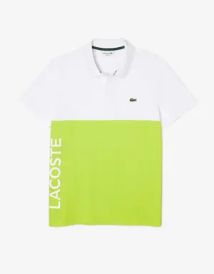 Regular Fit Stretch Cotton Colourblock Polo Shirt