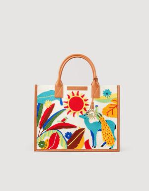 Embroidered Kasbah tote bag Login to add to Wish list