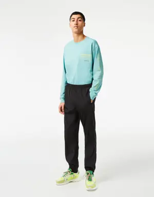 Men’s Lacoste Track Pants with GPS Coordinates