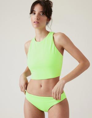Athleta Conscious Crop Bikini Top D&#45Dd green