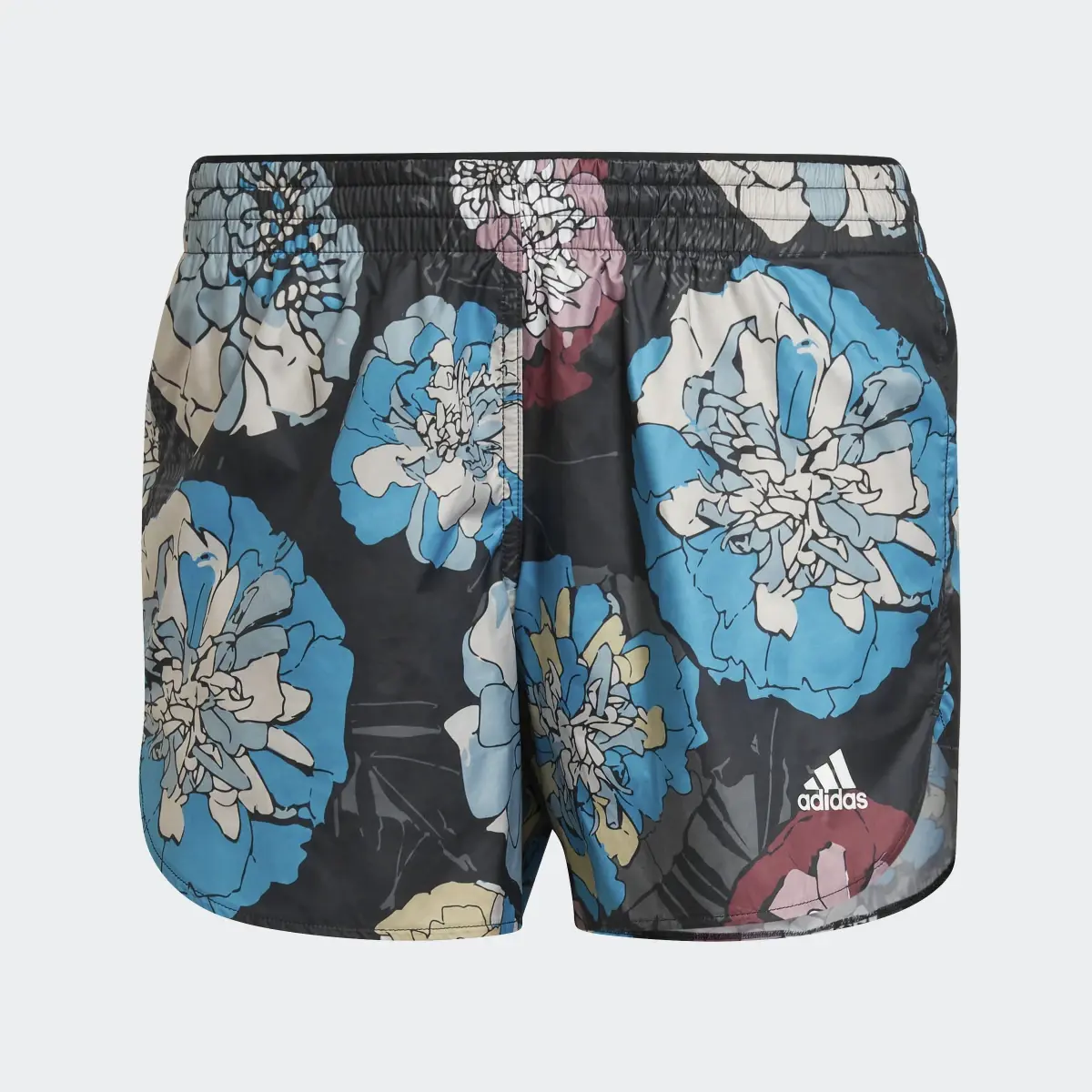 Adidas Shorts de Running Run Fast Flower. 1