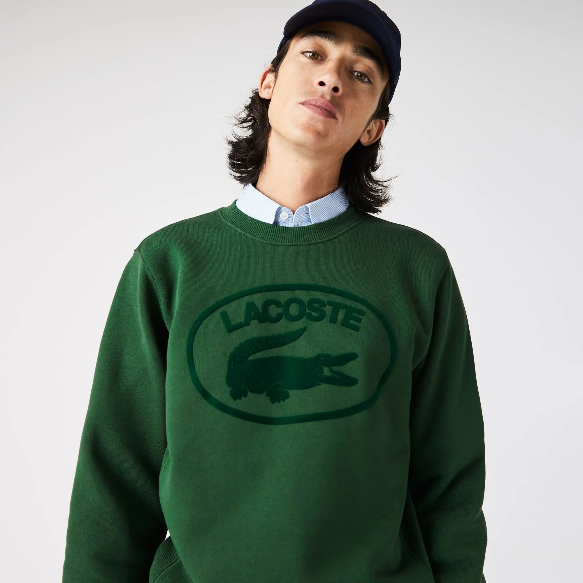 Lacoste Herren LACOSTE Sweatshirt aus Bio-Baumwolle. 1