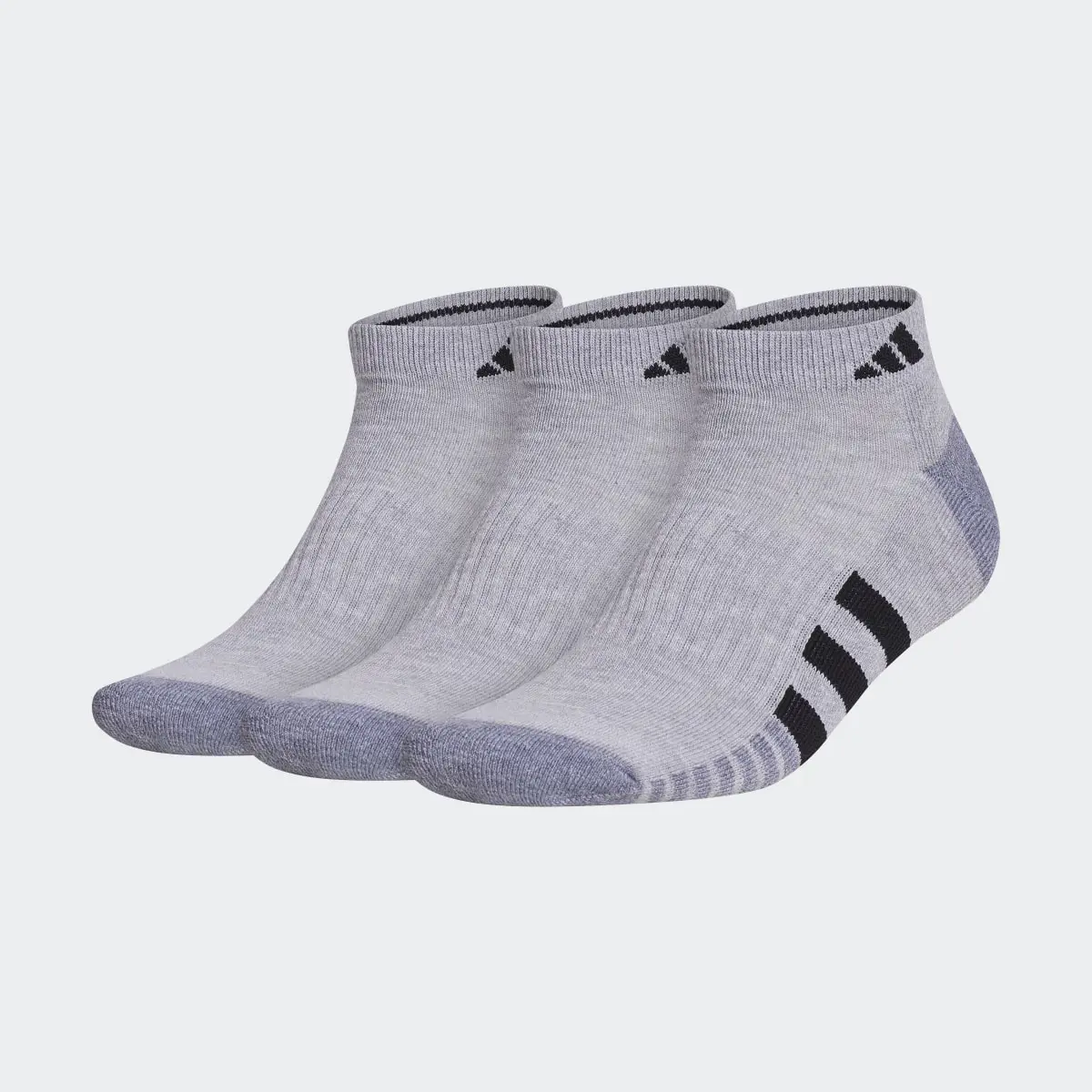 Adidas Cushioned Low-Cut Socks 3 Pairs. 2