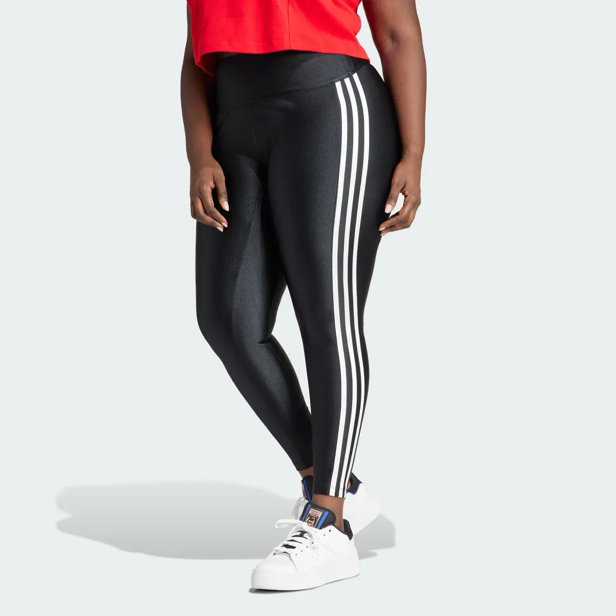 Adidas 3 Stripe Leggings Plus Size