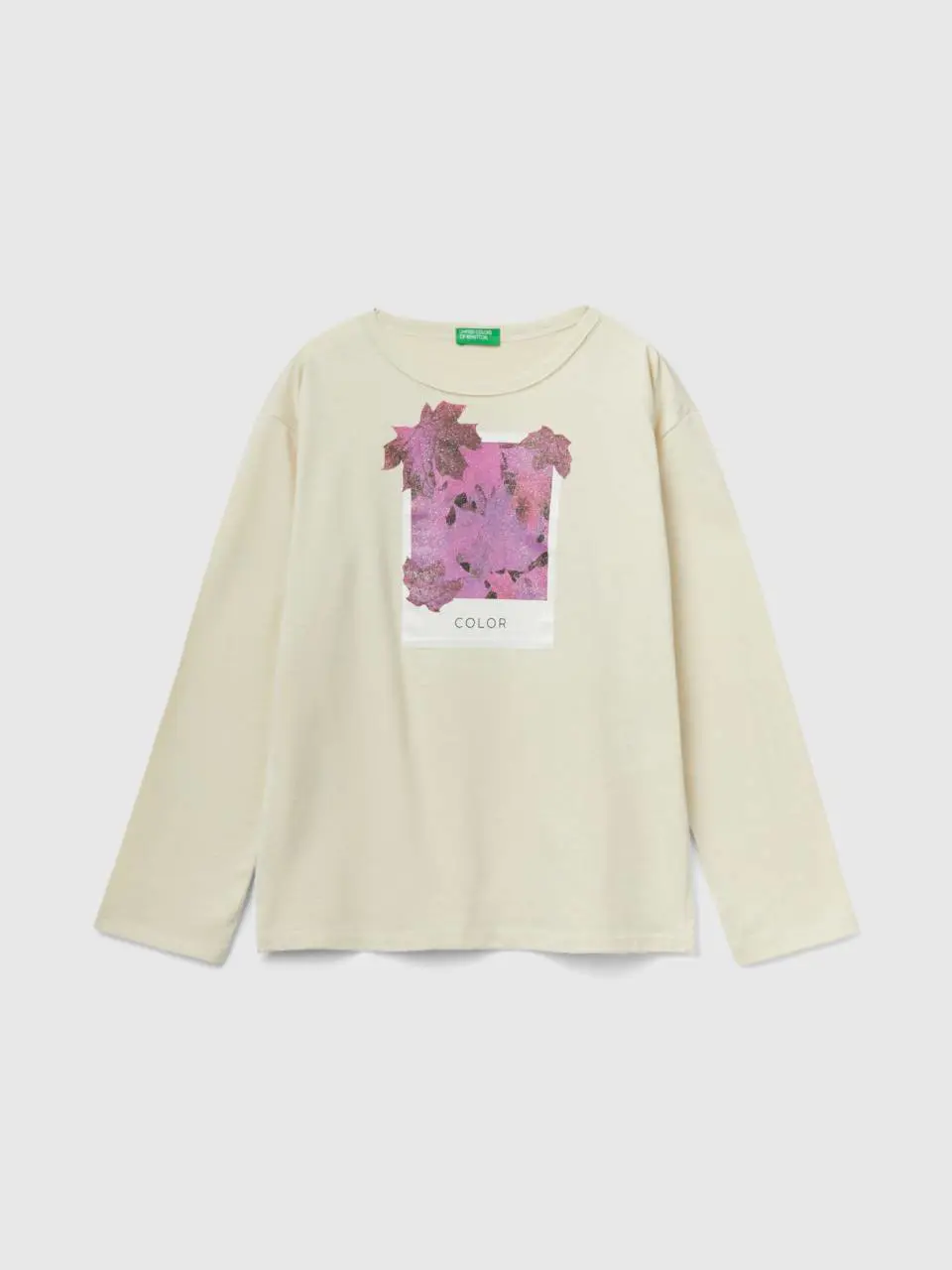 Benetton t-shirt with photographic print. 1