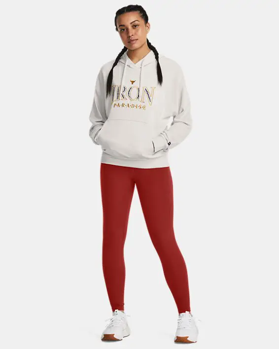 Under Armour Women's Project Rock Everyday Terry Hoodie. 3