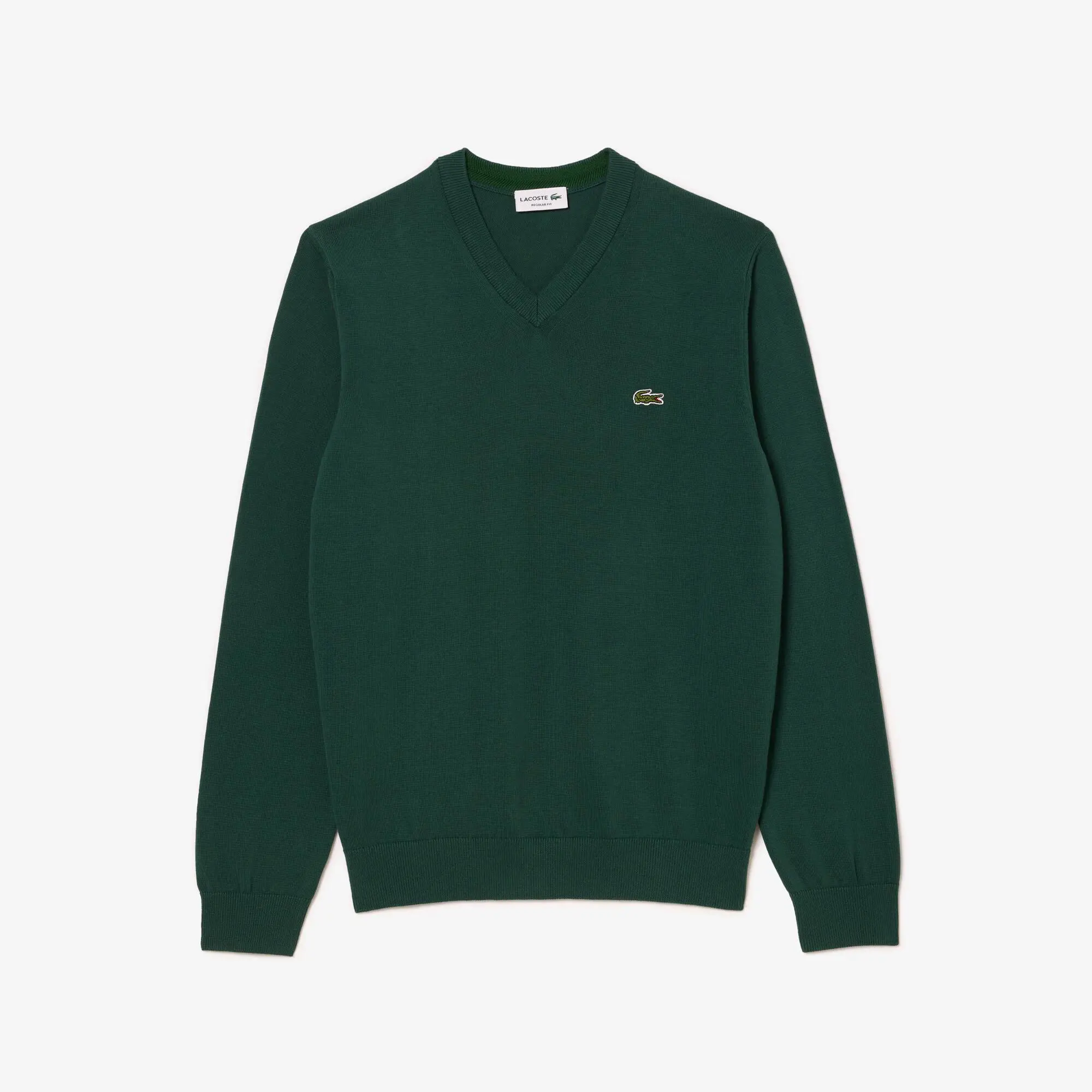 Lacoste Pullover da uomo in cotone organico con scollo a v. 2