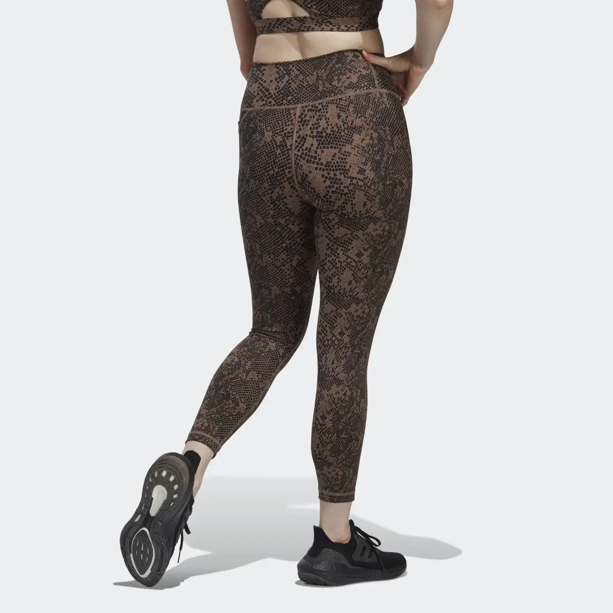 Adidas - Optime Stash Pocket Training Animal Print 7/8 Leggings