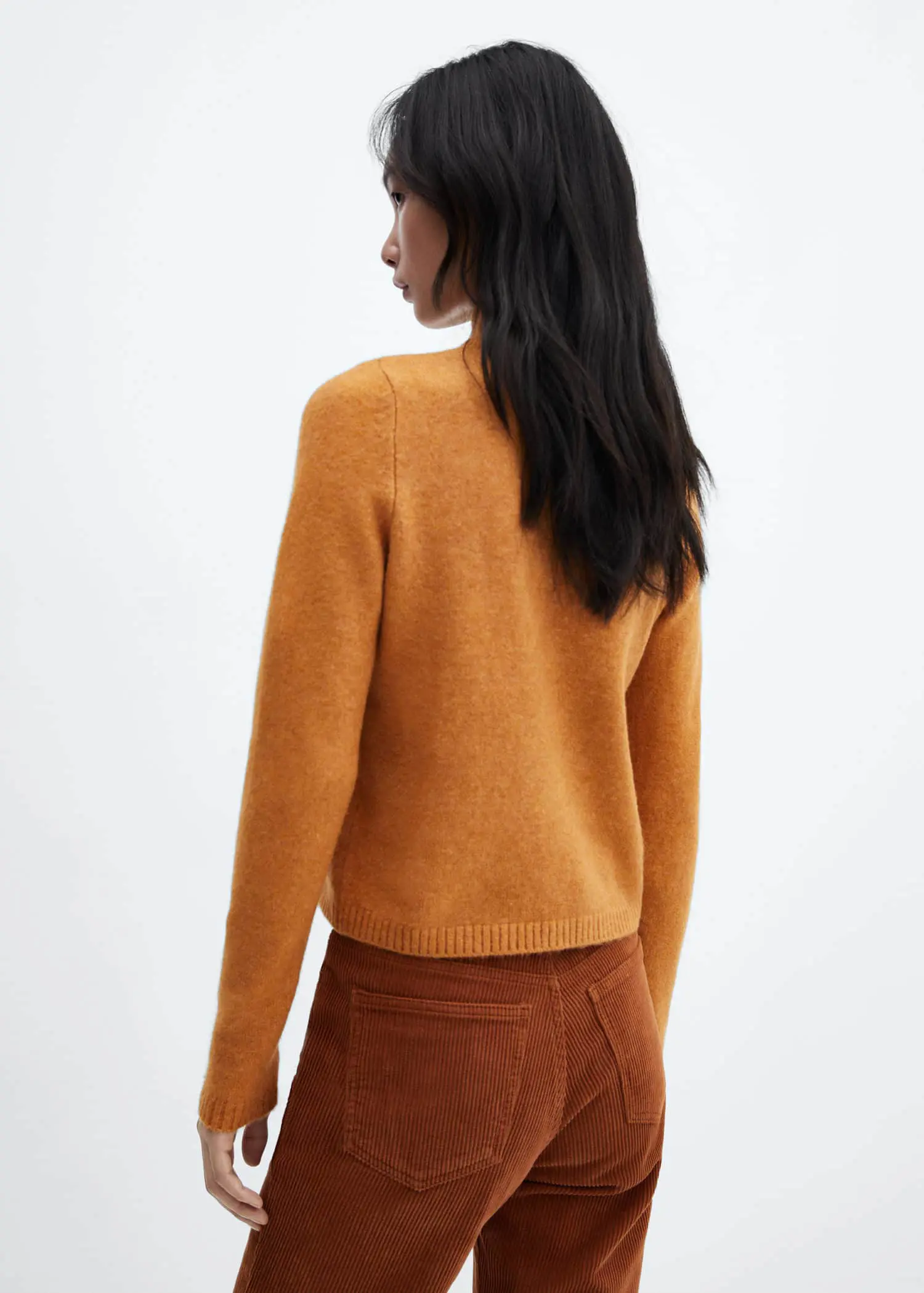 Mango Turtleneck knit sweater. 3