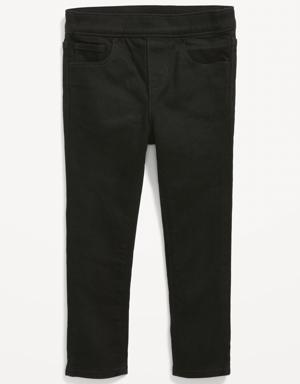 Old Navy Wow Skinny Pull-On Jeans for Toddler Girls black