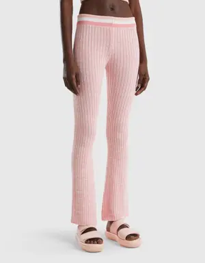 slim pink leggings