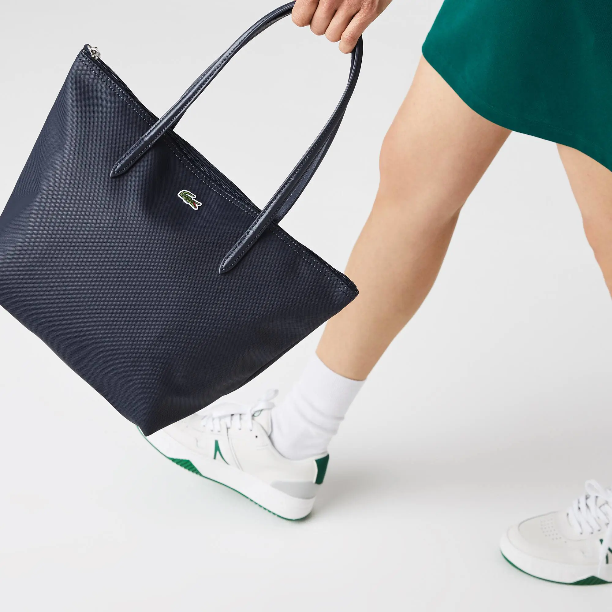 Lacoste Women's L.12.12 Concept Small Zip Tote Bag. 1