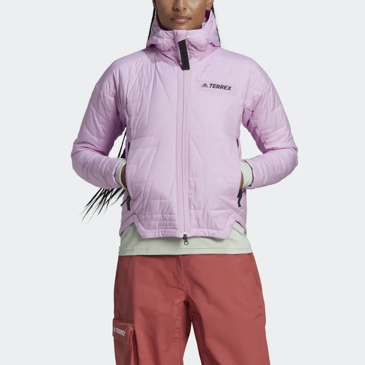 Adidas Terrex MYSHELTER PrimaLoft Hooded Padded Jacket. 1