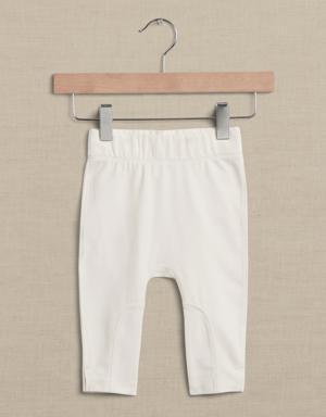 Brushed Riding Pant for Baby + Toddler white