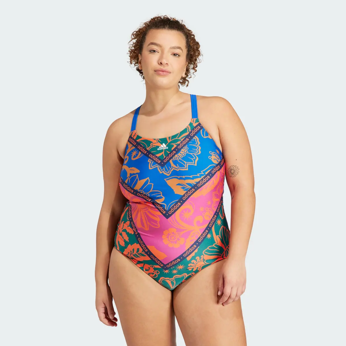 Adidas x FARM Rio Swimsuit (Plus Size). 2