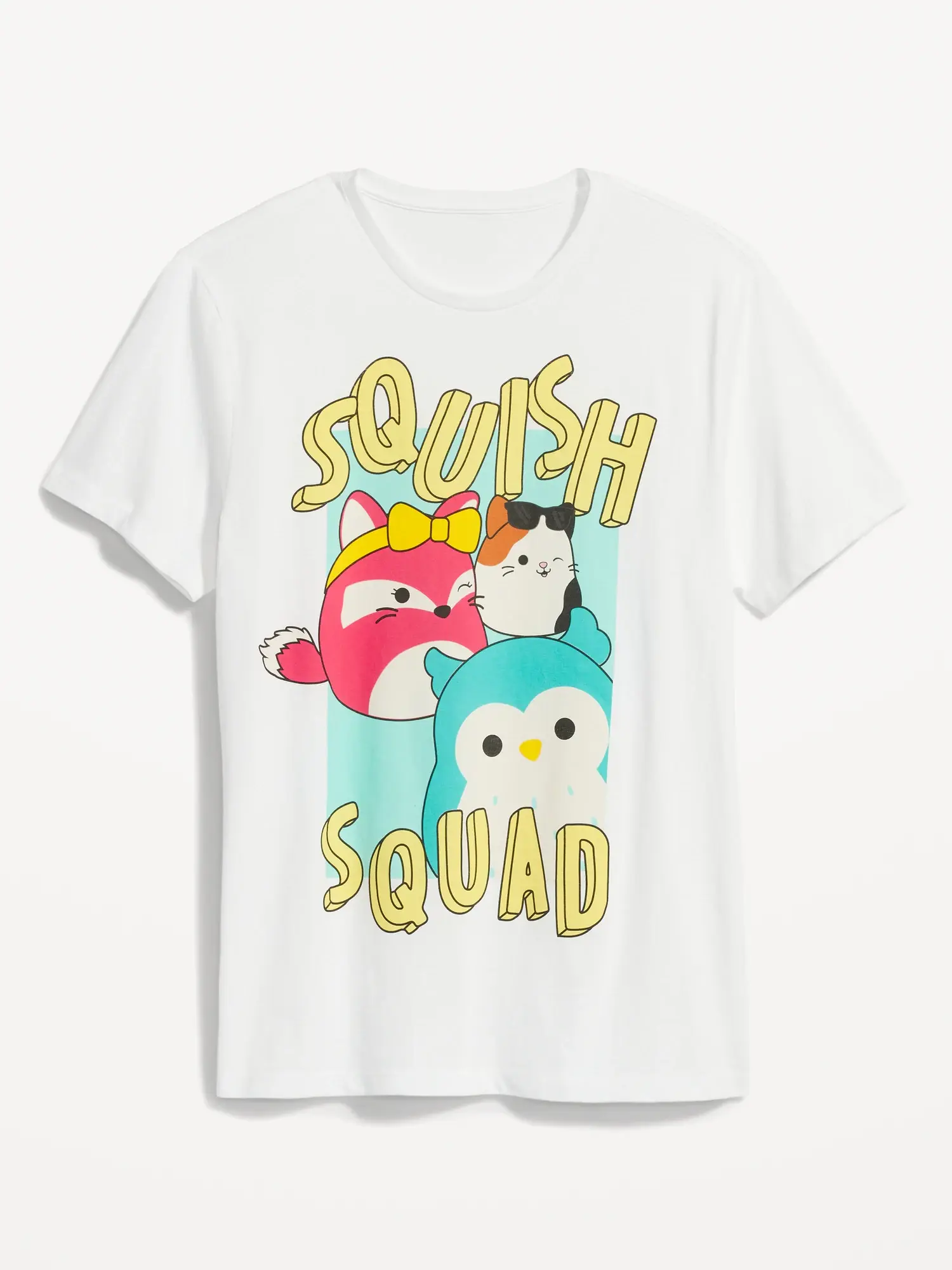 Old Navy Squishmallows® Gender-Neutral T-Shirt for Adults white. 1