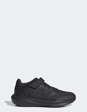 Adidas Chaussure à lacets élastiques et scratch RunFalcon 3.0