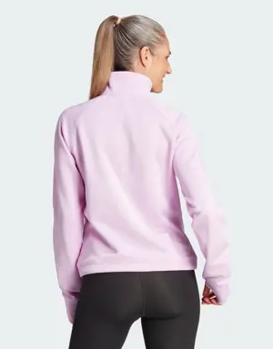 Adidas Aeroready Game & Go Quarter-Zip Fleece Top. 3 Adidas Aeroready Game & Go Quarter-Zip Fleece Top. 3