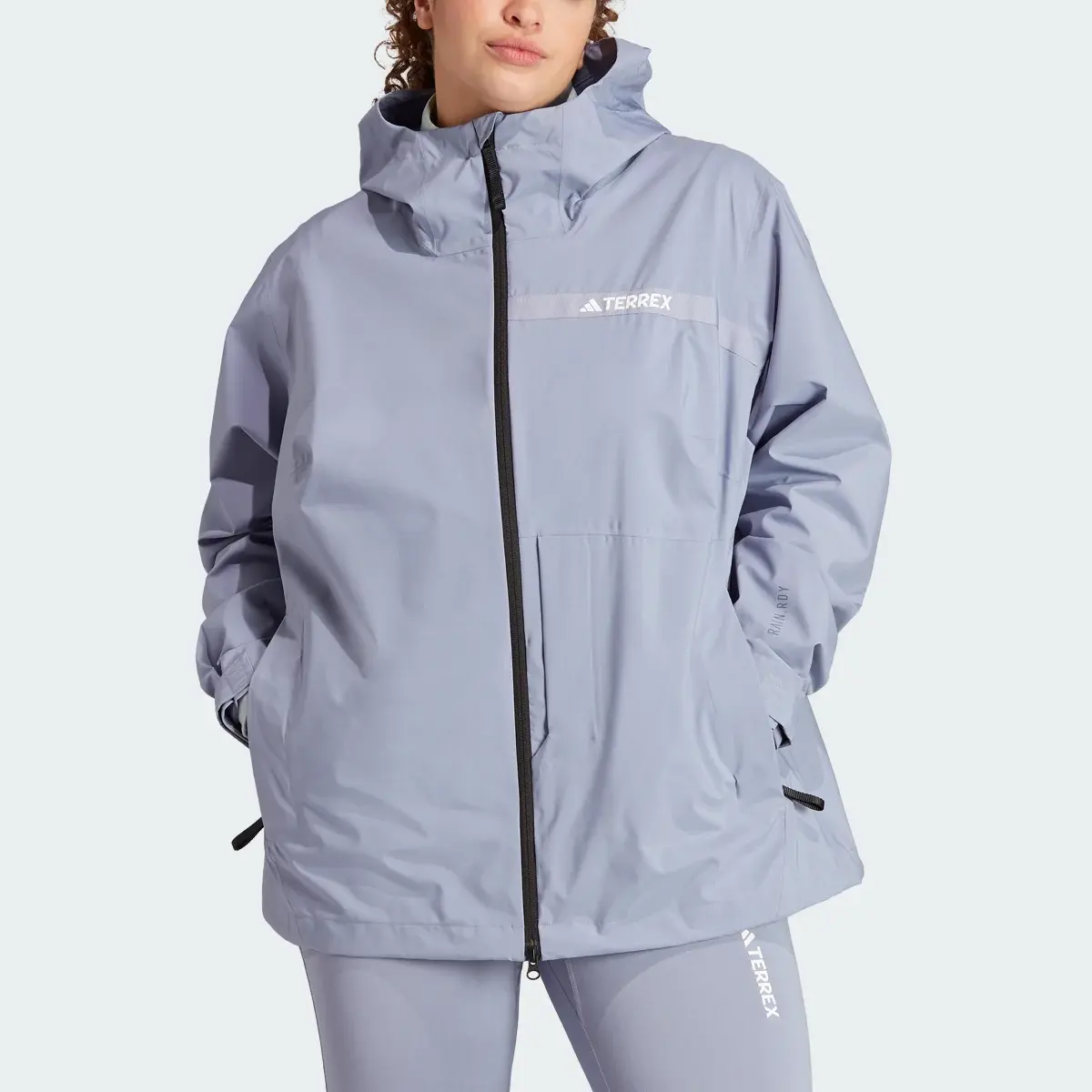 Adidas Casaco Impermeável 2,5 Camadas RAIN.RDY Multi TERREX (Plus Size). 1