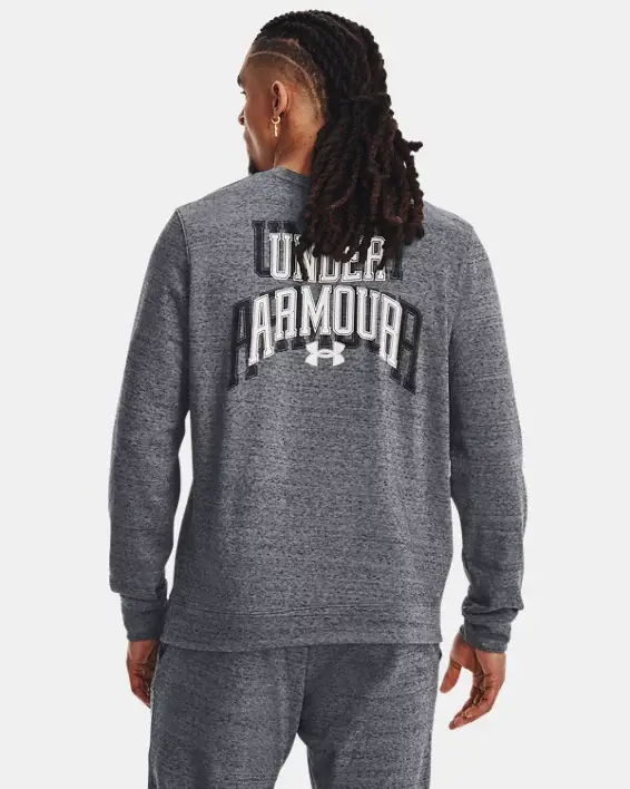 Under Armour Men's UA Rival Terry Graphic Crew. 1