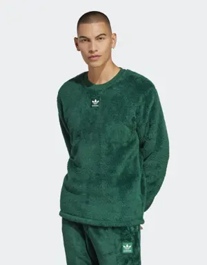 Essentials+ Fluffy Fleece Crew Sweatshirt