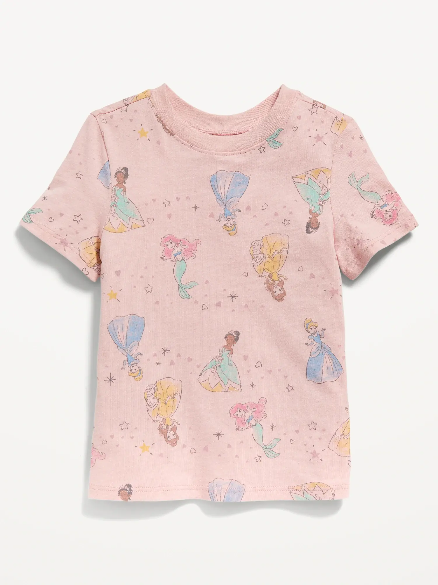 Old Navy Disney© Princesses Graphic T-Shirt for Toddler Girls pink. 1