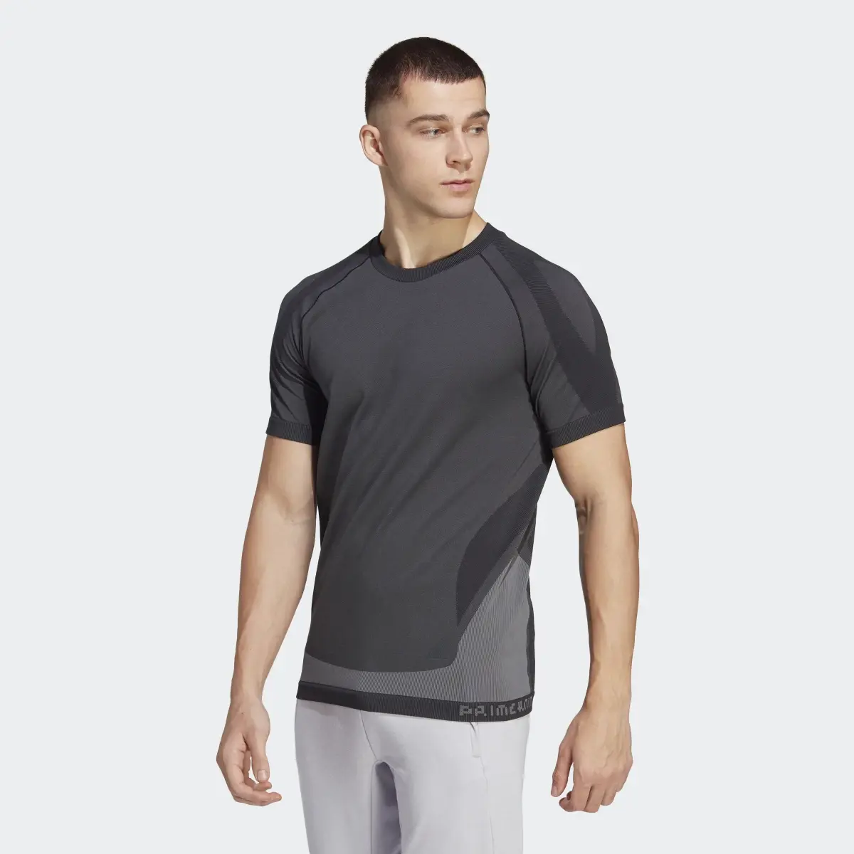 Adidas PRIMEKNIT Yoga Seamless Training Tee. 2