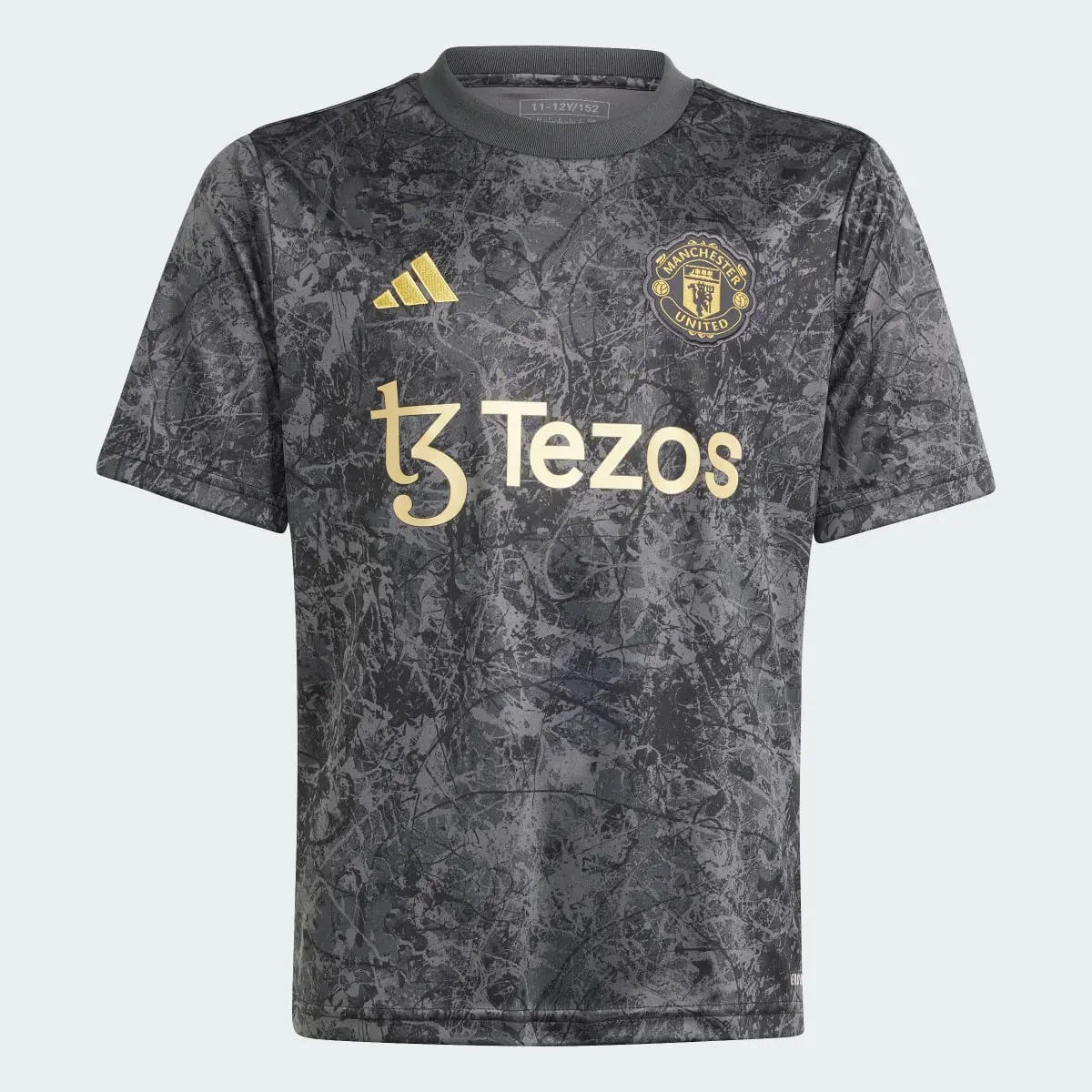 Adidas Camisola de Aquecimento Stone Roses do Manchester United – Criança. 1