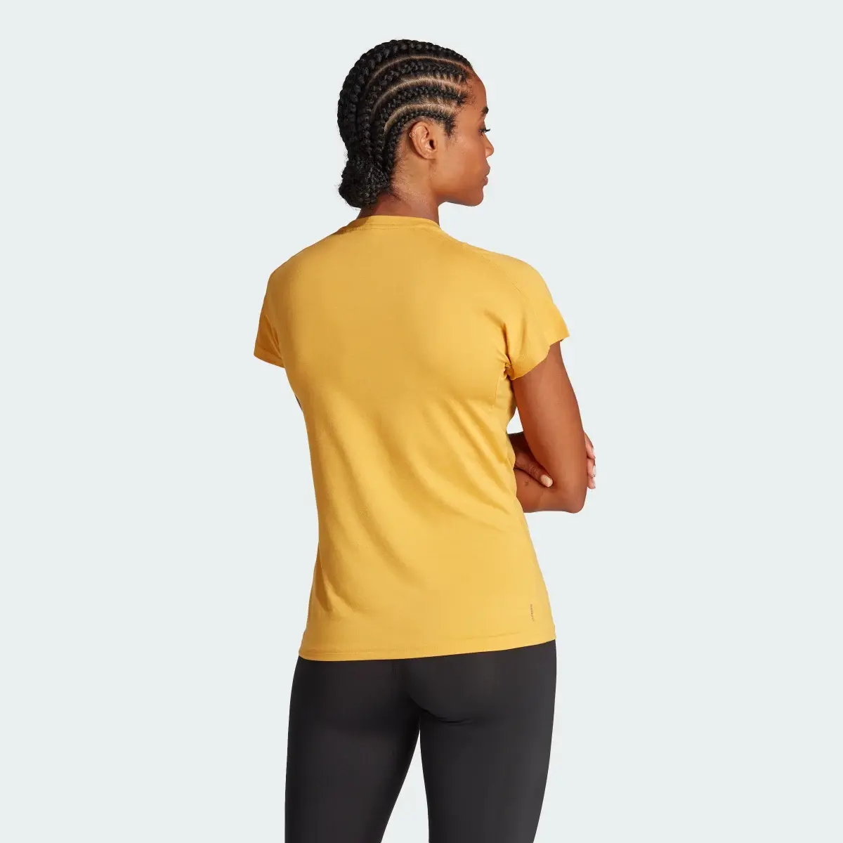 Adidas Camiseta AEROREADY Train Essentials Minimal Branding V-Neck. 3