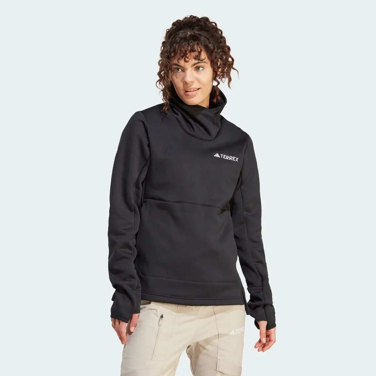 Adidas TERREX XPERIOR MEDIUM FLEECE PULLOVER. 2