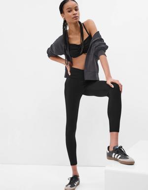 Gap Fit Power Low Impact Ruched Sports Bra black